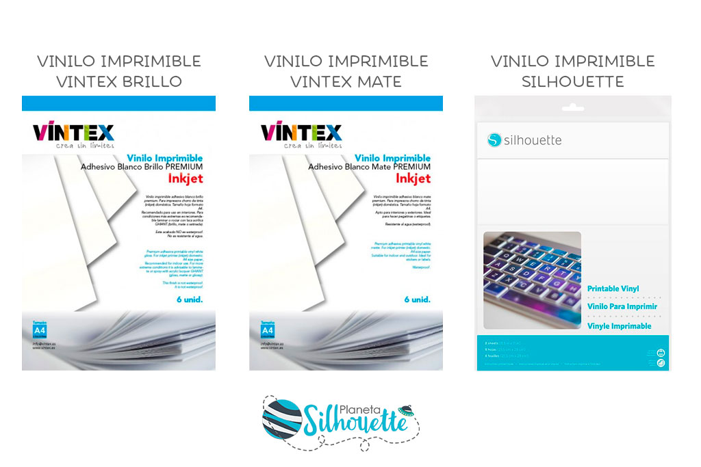 Vinilo Textil Imprimible Silhouette T. Carta (2 Hojas)